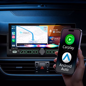 Krüger&Matz KM2017 – 1-DIN automašīnas radio ar CarPlay un Android Auto