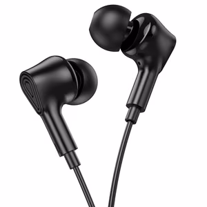 Kabeļu austiņas Jack 3,5 mm ar mikrofonu M102 melnas