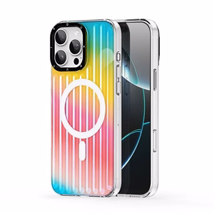 Чехол Dux Ducis Zest для Apple iPhone 16 Pro градиент радуга