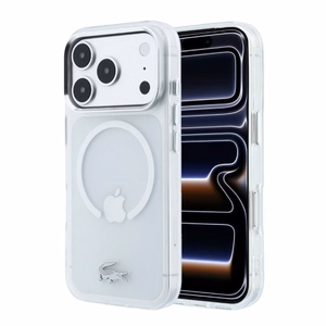 Case Lacoste IML Frosted Petit Pique Metal Logo MagSafe Apple iPhone 18 Pro
