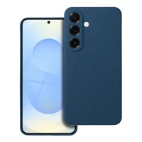 Viedtālruņa apvalks no silikona ar MagSafe, piemērots SAMSUNG S25, zilā krāsā