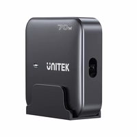 GaN network charger - Unitek P1228ABK01-EU | 70W 2x USB-C 2x USB-A