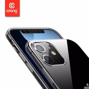 Crong Crystal Slim vāciņš ierīcei iPhone 12 / iPhone 12 Pro, caurspīdīgs
