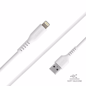 SBS TECABLEUSBIP589W USB-A - Lightning Cable - White