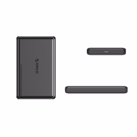 Orico DDL25-C3 2,5" HDD/SSD USB-C 5Gb/s diskdzinis - melns