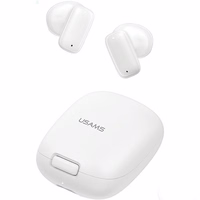 USAMS Austiņas Bluetooth 5.3 TWS ID Series bezvadu balts BHUID02 (ID25)