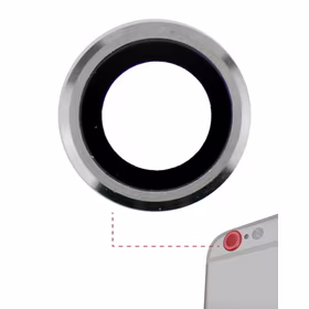 Rear Camera Lens Saderīgs ar Apple iPhone 6 / 6S Rear Camera Lens Sudrabs