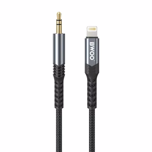 BWOO Cable AUX 3.5mm - Lightning BO-AUX068 black