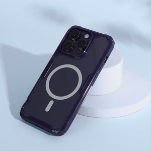 Nillkin Nature Pro magnētiskais bruņotais viedtālruņa apvalks ar MagSafe iPhone 15 Pro - balts