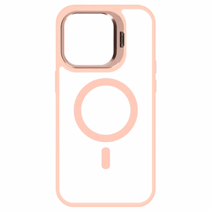 Tel Protect Magnētiskais viedtālruņa apvalks ar statīvu Iphone 13 Pro Max gaiši rozā