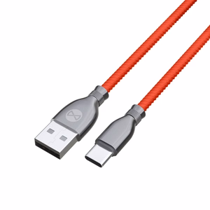 Forever Tornado kabelis USB - USB-C 1,0 m 3A sarkans
