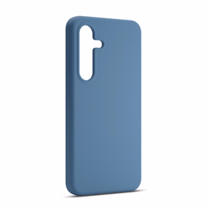 Силиконовый чехол Etteri Mag для Samsung Galaxy S25 Edge тёмно-синий