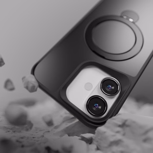 Etteri Matēts Mag Ring maciņš for iPhone 16 6,1" melns