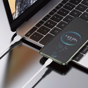 Dudao L2L USB-A / Lightning 3A kabelis 2m - balts