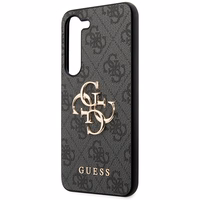 Guess GUHCS23S4GMGGR S23 S911 pelēks/pelēks cietais apvalks 4G Big Metal Logo
