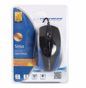 Esperanza EM102B pele USB Type-A optiskā 800 DPI