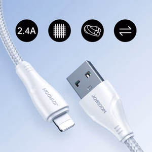 USB kabelis Joyroom S-UL012A11 balts Lightning 200cm