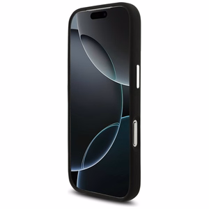 Силиконовый чехол AMG Oversize Rhombs MagSafe для iPhone 17 Pro (чёрный)