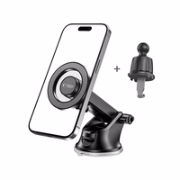 Tech-Protect N51 MagSafe automašīnas tālruņa turētājs paneļim / gaisa ventilācijai - melns