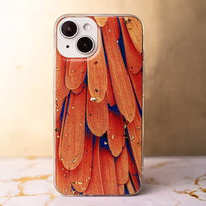 Gold Glam viedtālruņa apvalks iPhone 11 oranžs