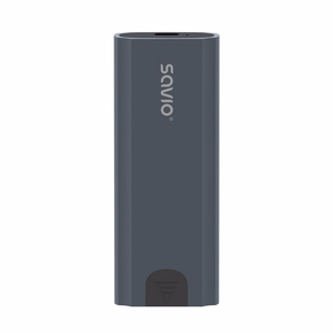 Savio M.2 SSD NVMe ārējā diska korpuss, USB-C 3.1, AK-67, pelēks