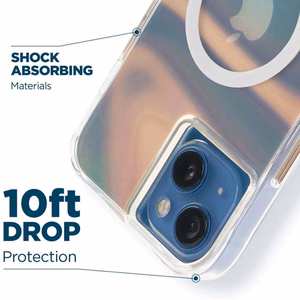 Case-Mate Soap Bubble MagSafe vāciņš ierīcei iPhone 14 Plus, zaigojošs