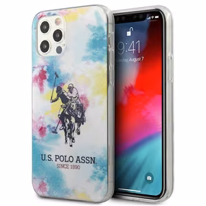 US Polo USHCP12MPCUSML Tie & Dye Collection vāciņš ierīcei iPhone 12 / 12 Pro 6.1", daudzkrāsains