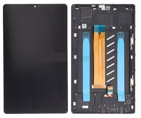 LCD screen Samsung T225 Tab A7 LTE ar touch screen un frame Melns (Refurbished) ORG