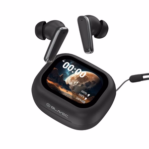 Blavec Bluetooth TWS Austiņas BW-07 Live ar LCD displeju (BW07L-B) melnas