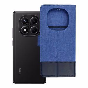 GOMMA grāmatas tipa viedtālruņa apvalks Xiaomi Redmi Note 14 PRO 4G zils