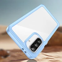 Outer Space viedtālruņa apvalks Samsung Galaxy A56 apvalks ar elastīgu rāmi - zils