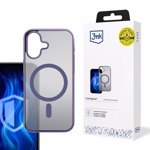3mk Frosty MagApvalks Violets Apvalks Apple iPhone 16 Plus - violeta