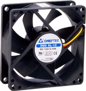 Chieftec AF-0825S computer cooling component Computer case Black
