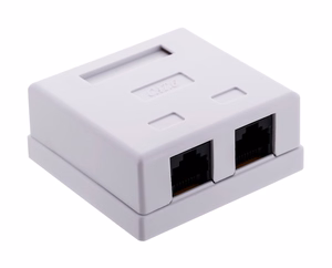 Alantec GN011 – virsapmetuma Cat 6 tīkla rozete, balta