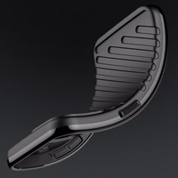 Thunder Case viedtālruņa apvalks Xiaomi Redmi Note 12 Pro+ silikona bruņu apvalks melns