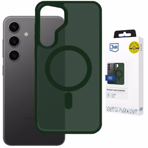 Чехол 3mk Smoke MagCase для iPhone 17 Pro Max — зелёный