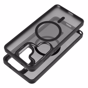 Maciņš priekš Samsung S26 ULTRA Forcell F-Protect Shadow Stand Premium saderīgs ar MagSafe melns