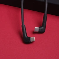 Maxlife MXUC-09 leņķa kabelis USB-C - USB-C 1,0 m 60W melns