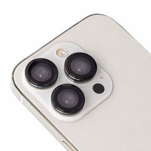 Komplekts objektīva stikli Samsung Galaxy S25 Plus melns rāmis (3 gab.)