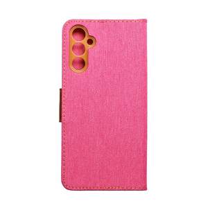 Flip case for Samsung A14 4G / A14 5G Canvas Book pink