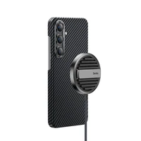 Benks Magnētiskais Armor Air Kevlar apvalks viedtālrunim Samsung Galaxy S24 - melns