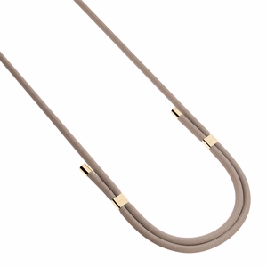 3mk EasyClip Elite tālruņa aukliņa, Taupe (zelta krāsas furnitūra)