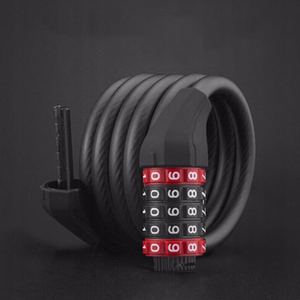 Rockbros RKS507-1BK velosipēda slēdzene ar kodu 1.8 m - melna