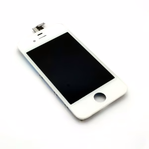 LCD ekrāns Apple iPhone 4 ar skārienjūtīgo ekrānu, balts, augsta kopija