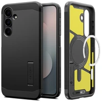 Spigen Tough Armor Mag MagSafe futrālis Samsung Galaxy S25 FE - Melns un dzeltens