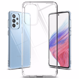 Ringke Fusion TPU viedtālruņa apvalks ar rāmi Samsung Galaxy A73 caurspīdīgs