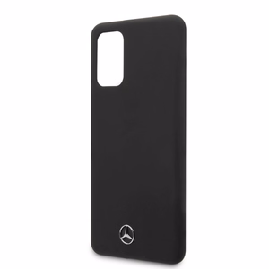 Mercedes Silicone Line viedtālruņa apvalks Samsung Galaxy S20+ - melns