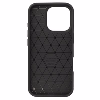 Tel Protect Carbon Elite maciņš iPhone 16 Pro melns