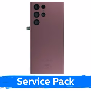 Aizmugurējais vāks saderīgs ar Samsung S908 S22 Ultra / Burgundy / (Service Pack)