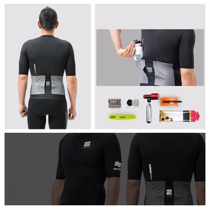 Rockbros 15220032001 ROAD TO SKY men's cycling jersey short sleeve M - black
